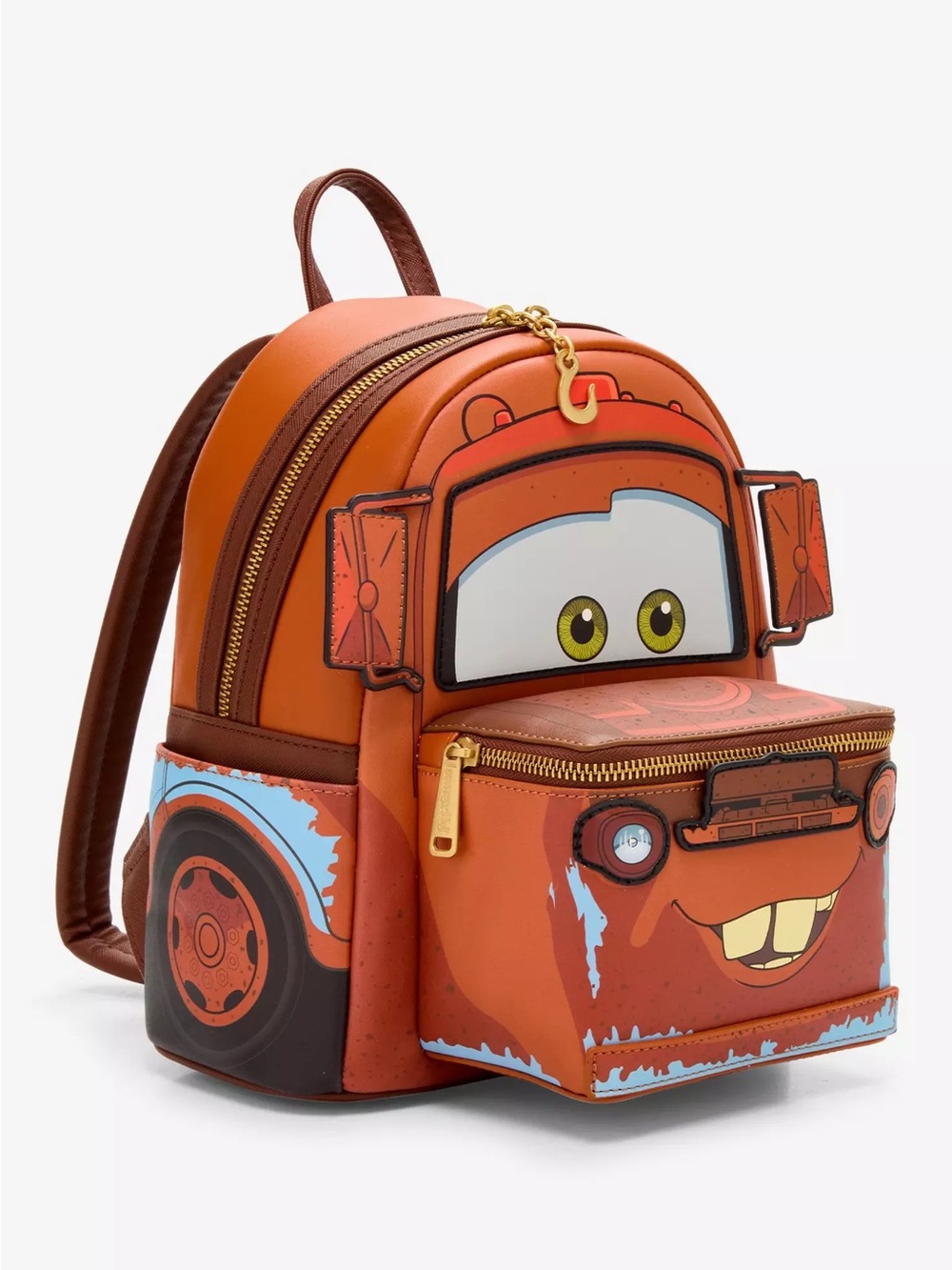 Loungefly Disney Pixar Cars Figural Mater Light-Up Mini Backpack